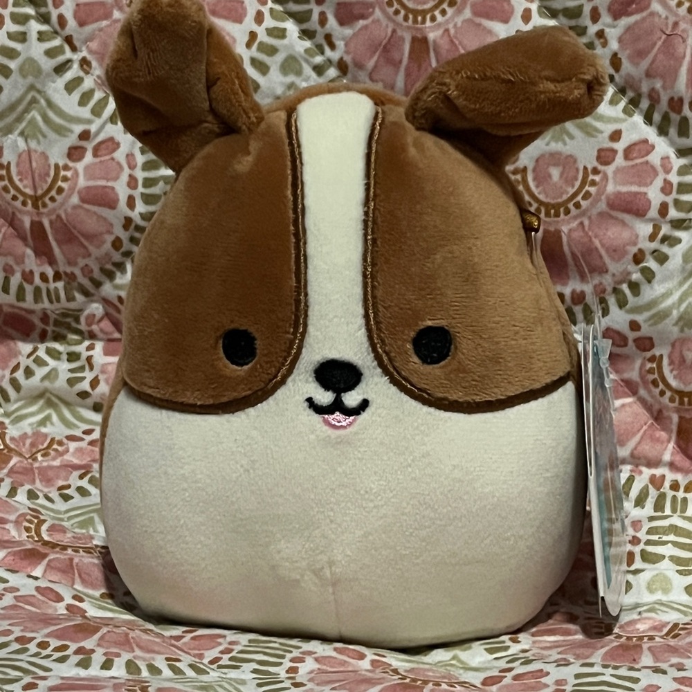 Brenden Squishmallow - 5” Brown Border Collie Squishmallow